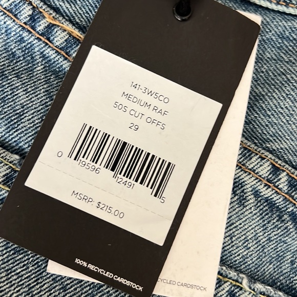 Levi’s Re/Done 50s shorts ✨new with tags✨blue OUT OF STOCK $225 - Picture 7 of 14